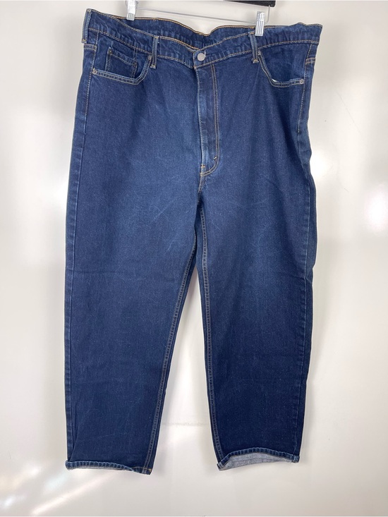 Levi's Other - Levi’s 550 Men’s Relaxed Fit Jeans Dark Wash Blue Size 48x32 Classic Straight